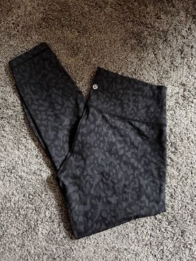 Lululemon Black Coal High-Rise Leggings 25”